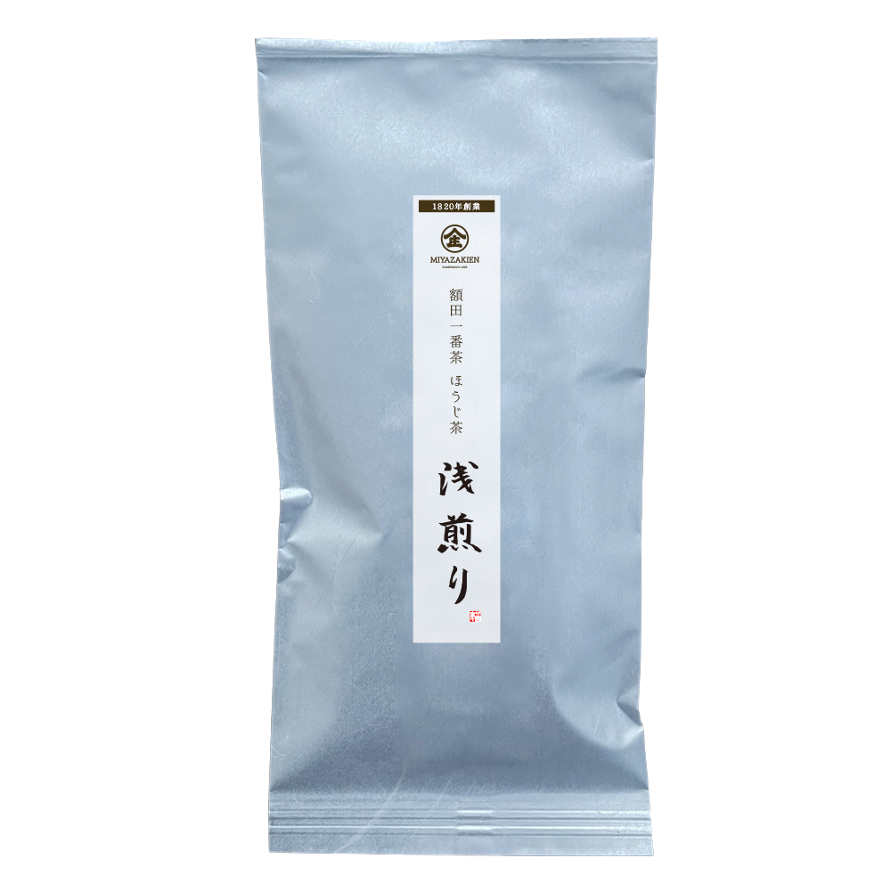 額田一番茶【ほうじ茶】浅炒り〔リーフ 60g〕