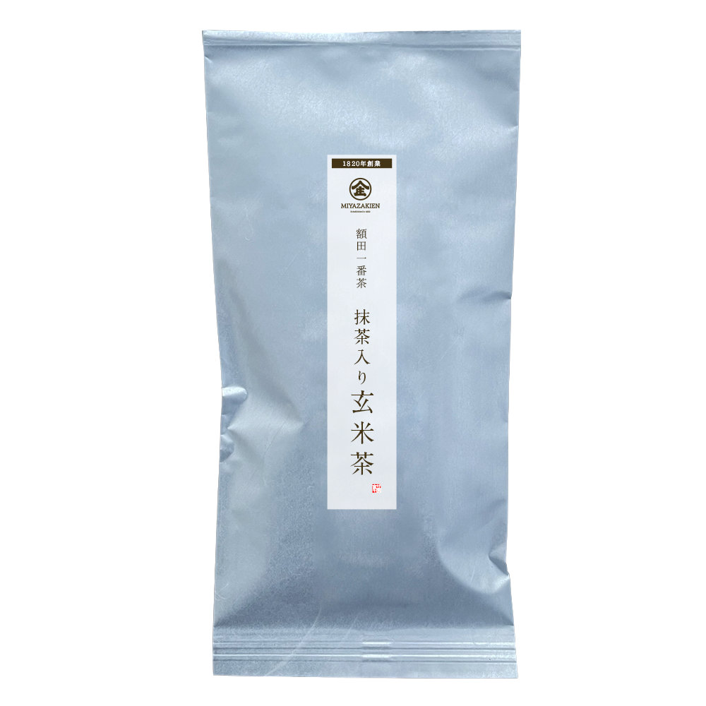 額田一番茶【抹茶入り玄米茶】〔リーフ〕
